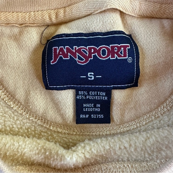 University of Pittsburgh Crewneck Sweatshirt. Jansport brand. Small. Yellow. - Picture 7 of 7